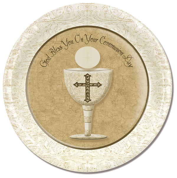 Divinity Boutique Communion Chalice with Scripture Paper Plate