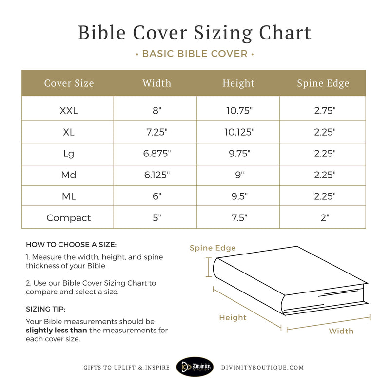 Basic Zippered Bible Cover - Canvas