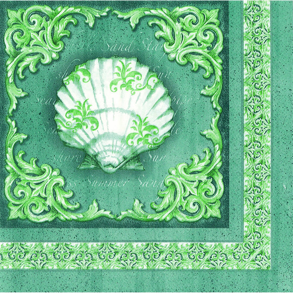 Napkin: Oceanus Collection - Scallop Shell (6 PK) – Divinity Boutique