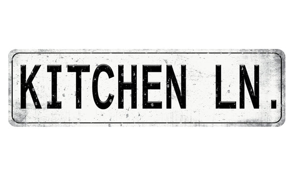 Oak Patch Gifts Vintage Kitchen: Kitchen Lane Sign