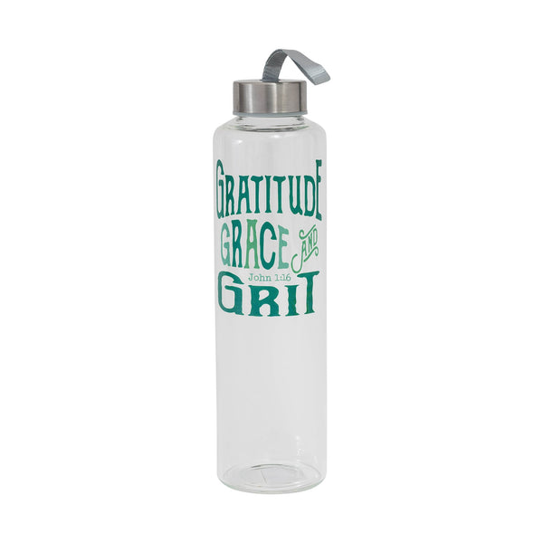 Gratitude Grace Grit Water Bottle