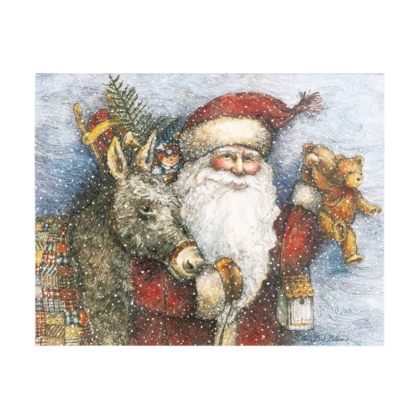 Boxed Christmas Cards: Vintage Santa (no scripture)