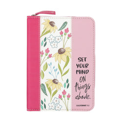 Divine Details: Zippered Journal - Set Your Mind on Things Above