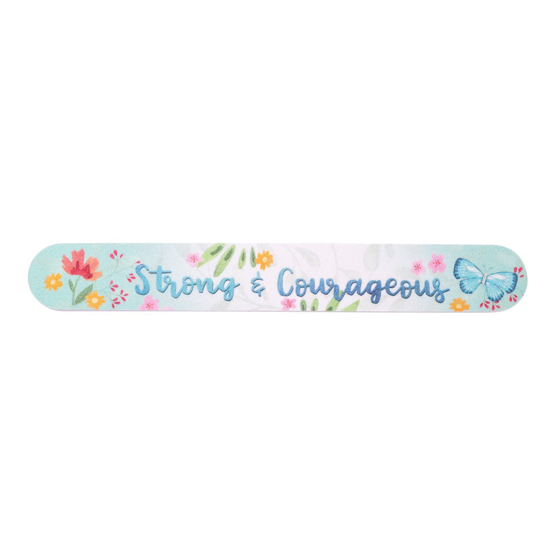 Emery Board Set: Strong & Courageous