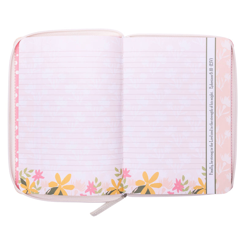 Zippered Faux Leather Journal: Kindness Matters Ephesians 4:32