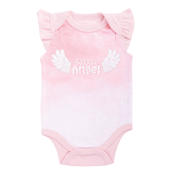 Bodysuit: Little Angel (Pink),3-6 mo.