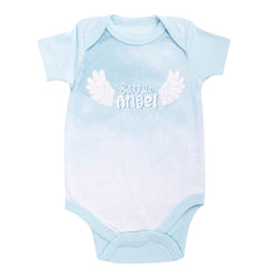 Bodysuit: Little Angel (Blue),3-6 mo.