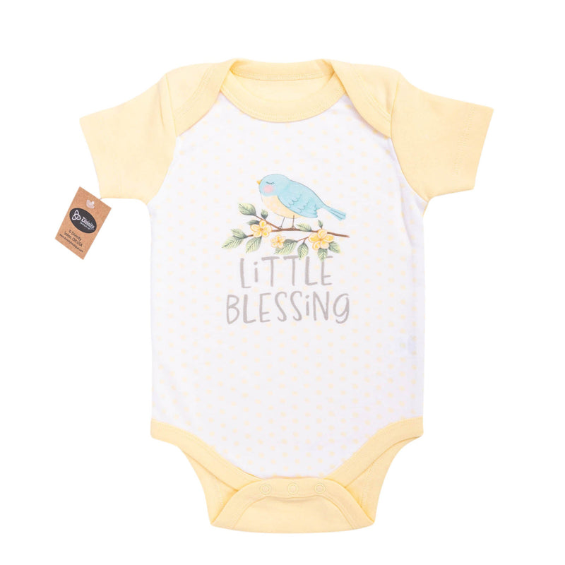 Bodysuit: Little Blessing,3-6 mo.
