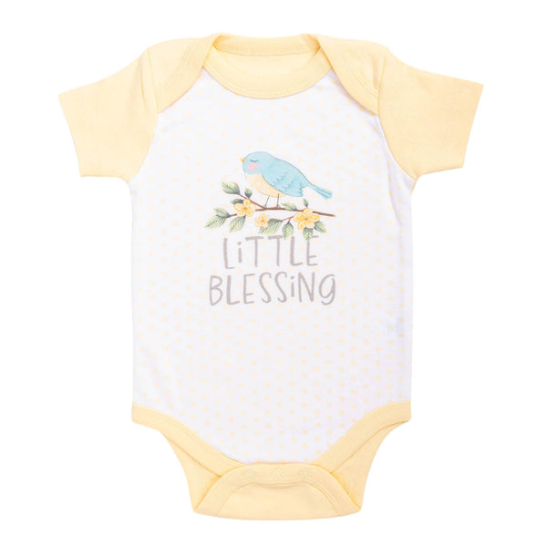Bodysuit: Little Blessing,3-6 mo.