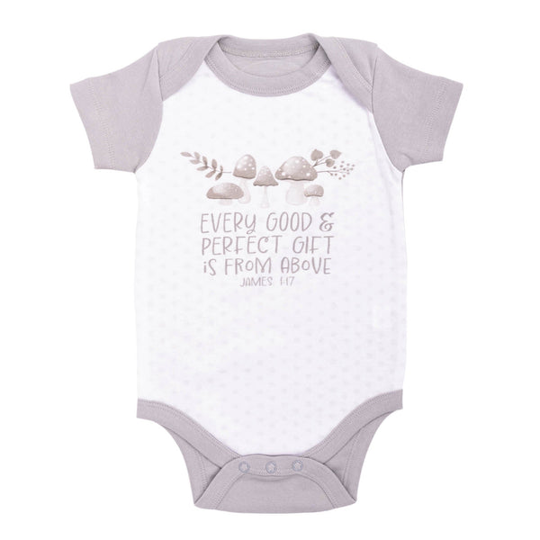 Bodysuit: From Above (James 1:17),3-6 mo.