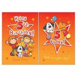 Singing Card- Happy 5th Birthday