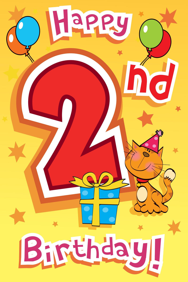 Singing Card- Happy 2nd Birthday