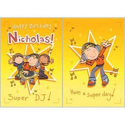 Singing Card- Nicholas