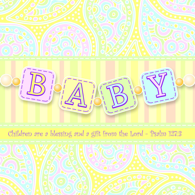 Divinity Boutique Napkin: Baby-Gift From The Lord (6 Pack)