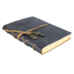 Leather Wrapped Journal - Man of God® Black