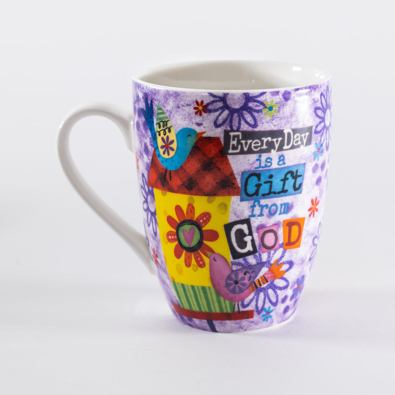 Ceramic Mug - Birdhouse Gift From God
