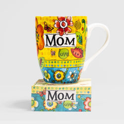 "Mom" Mug with Notepad Gift Set