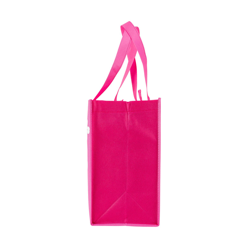 Pink Eco Tote Bag - Romans 8: 28 "All Things Work Together"