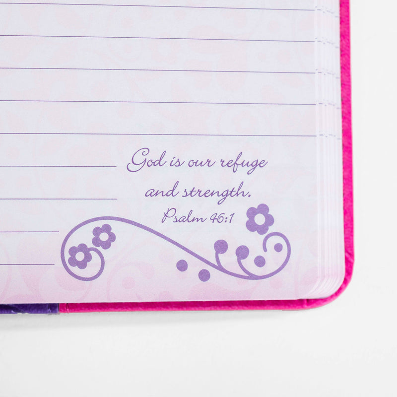 Journal - Pink And Purple Floral, Delight Yourself