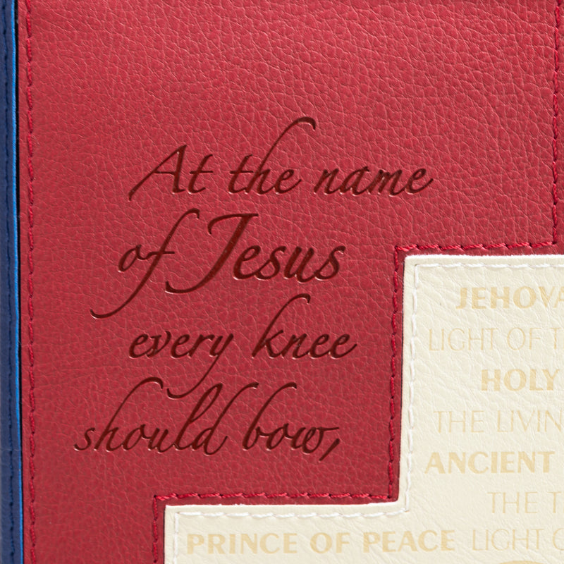 Bible Cover - At The Name, Philippians 2:10
