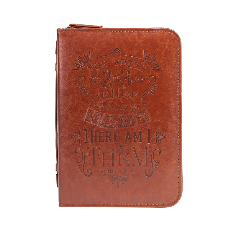 Bible Cover - For Where 2 Or 3, Matthew 18:20
