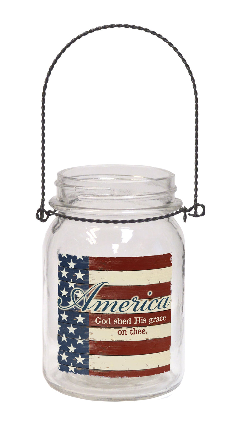 Divinity Boutique God Bless America: Hanging Jar