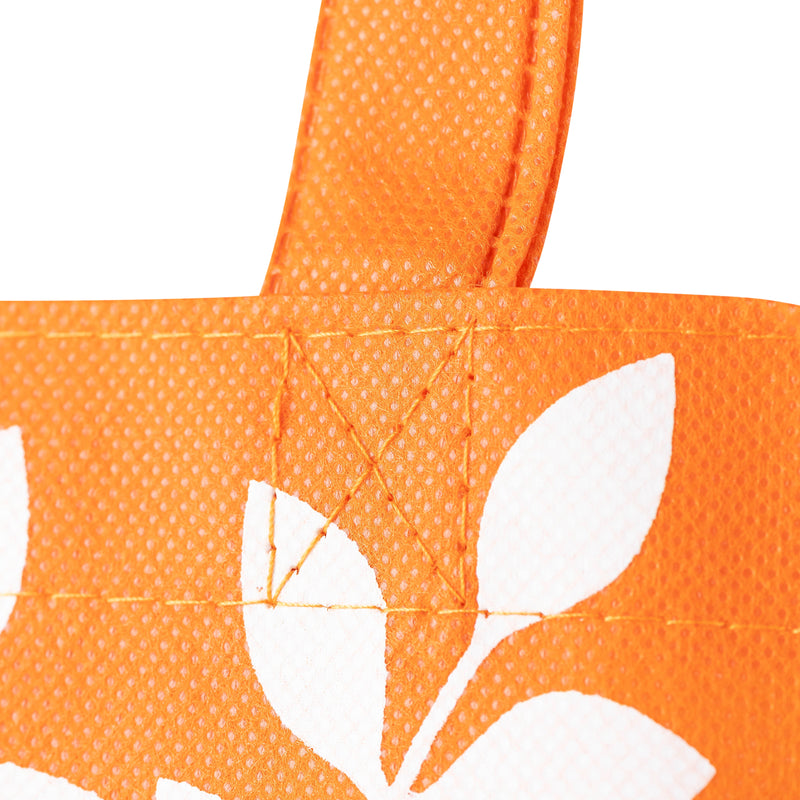 Orange Leaf Print Eco Tote Bag - Jeremiah 29:11 "I Know The Plans"