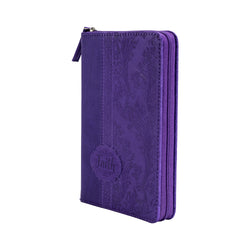 Zippered Journal - Purple Faith