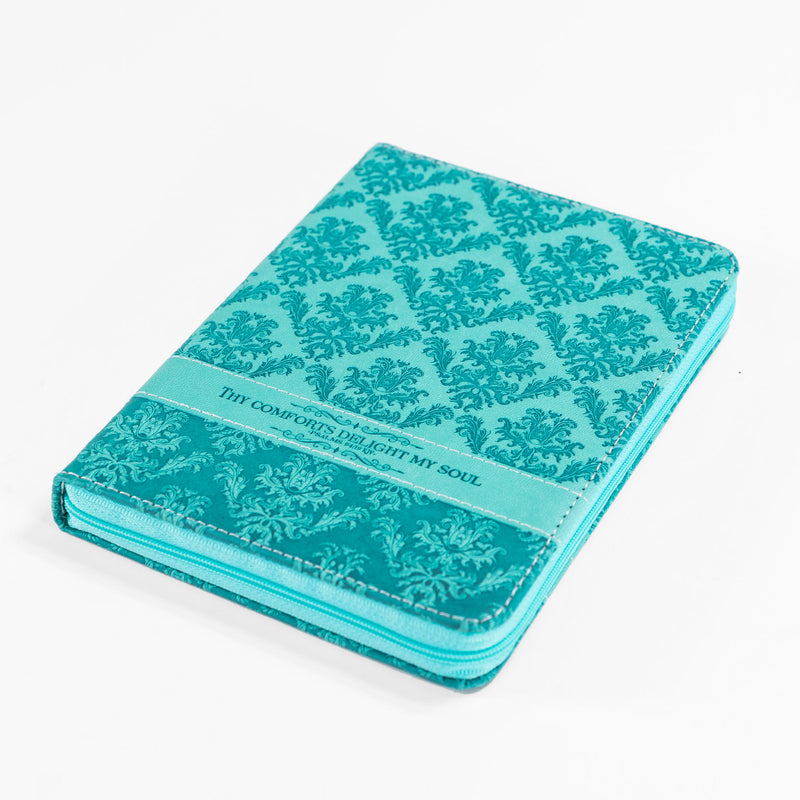 Zippered Journal - Teal Green Thy Comforts