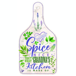 Oak Patch Gifts Cherished Women: Sugar & Spice Grandma Cutting Board