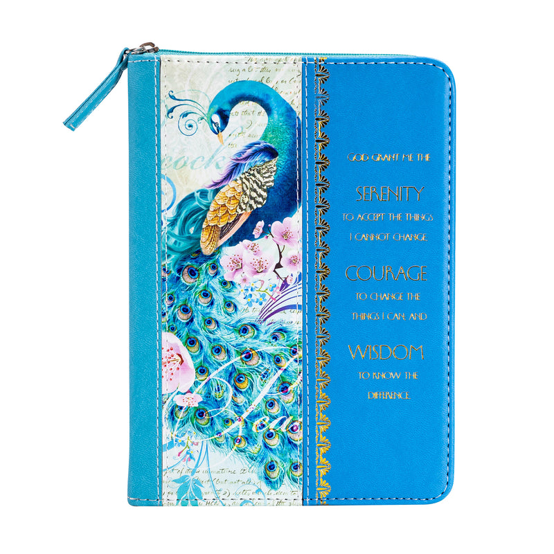 Journal - Blue Peacock Print