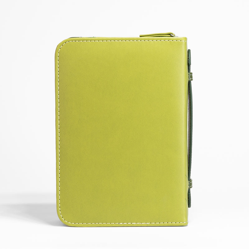 Bible Cover - Green & Gold Palm, Psalm 119:114