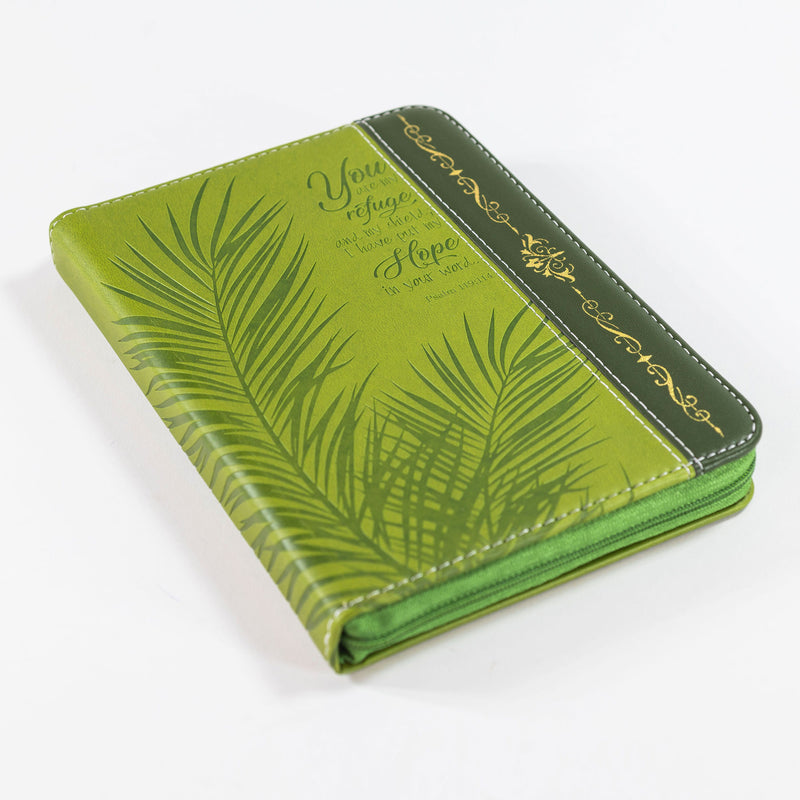 Journal - Green & Gold Palm Frond