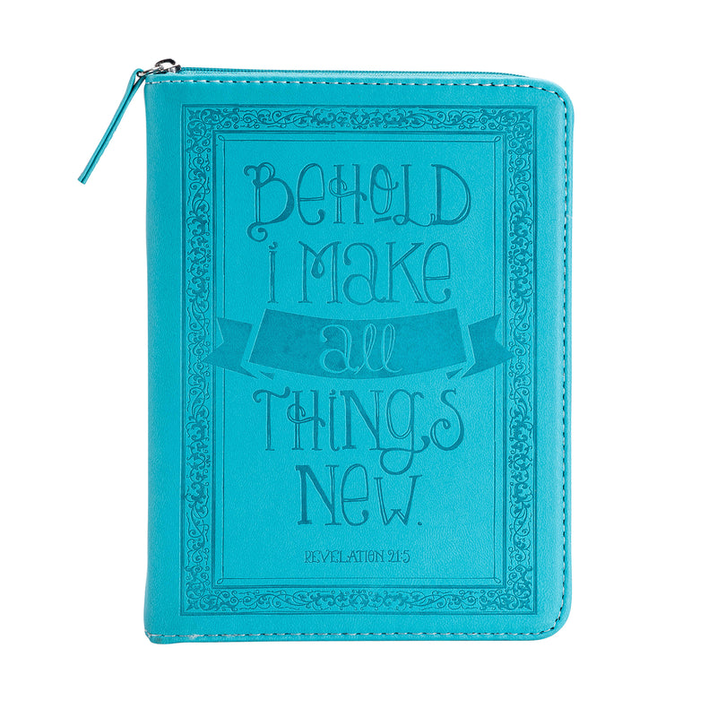 Journal - Teal Behold I Make All Things New
