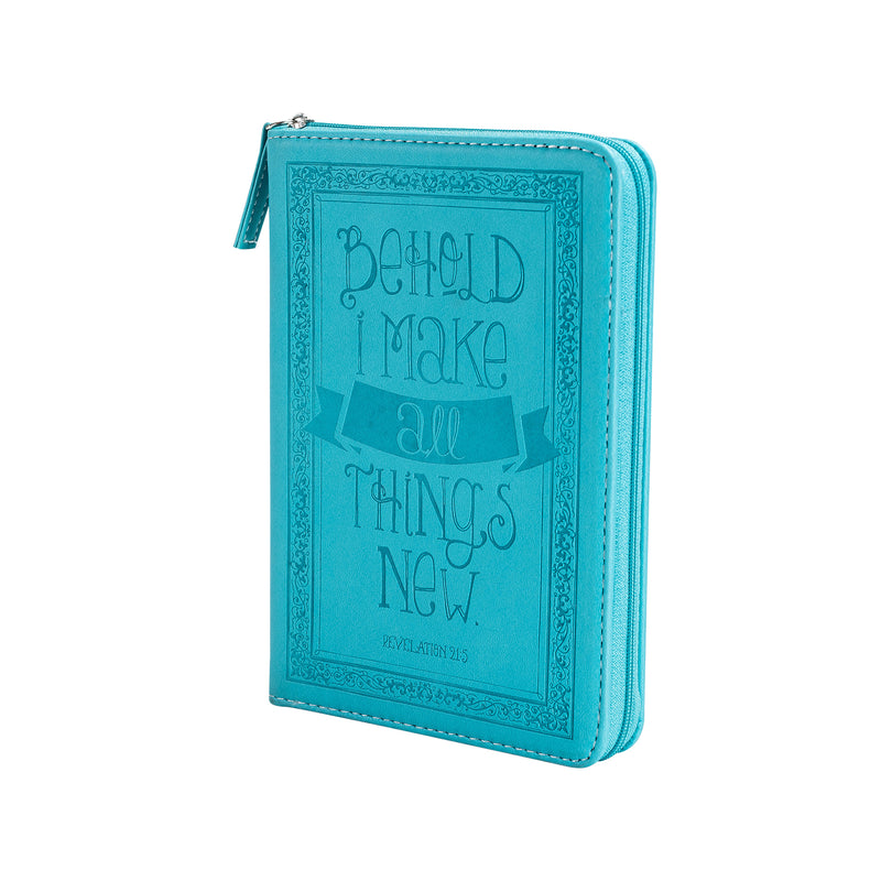 Journal - Teal Behold I Make All Things New