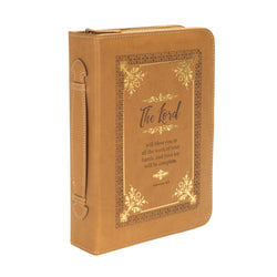 Bible Cover - Brown & Gold Deuteronomy