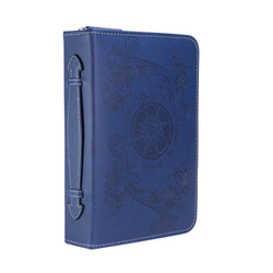 Bible Cover - Navy Blue, Flying Compass Rose