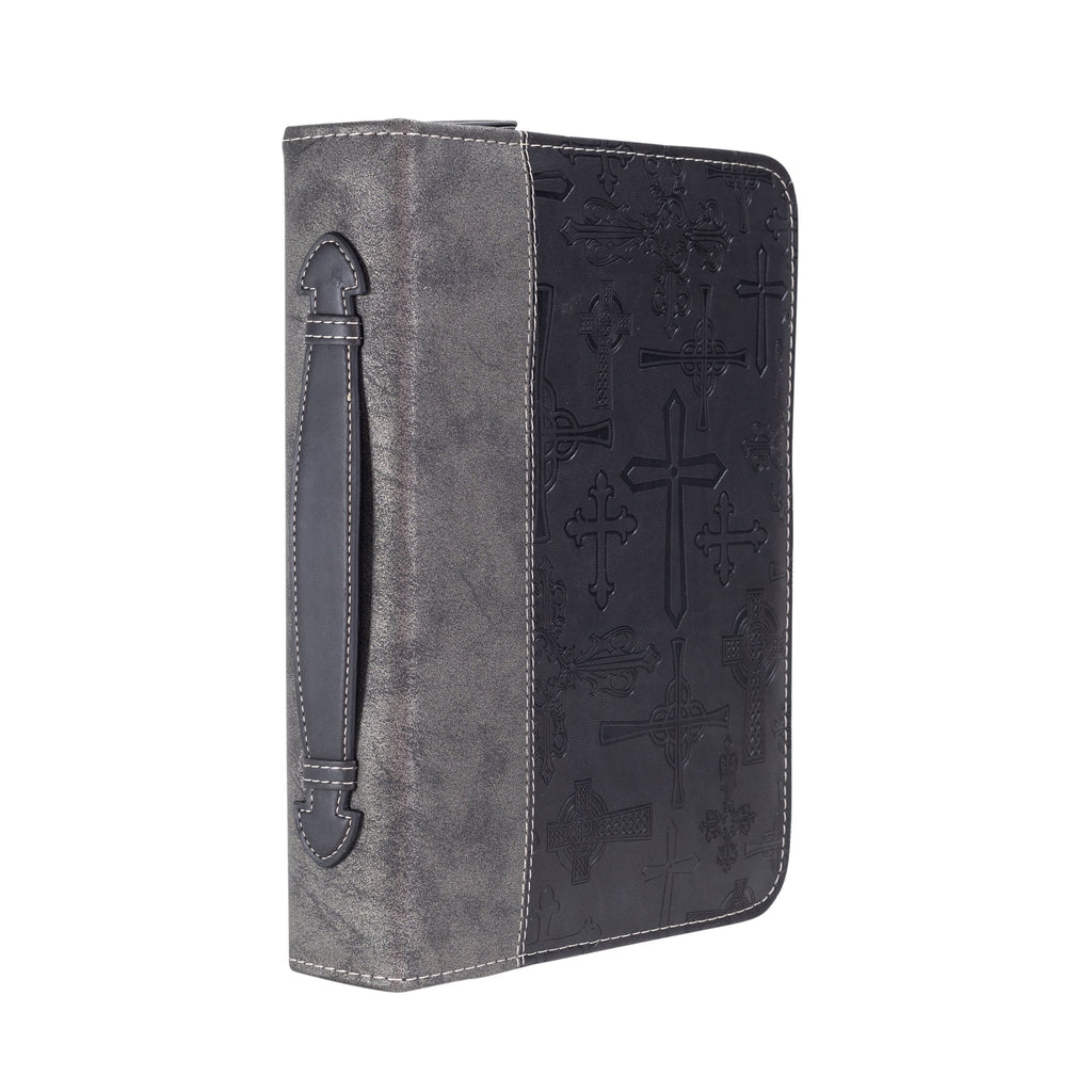 LV Inspired Black Heart Bible Cover – Saving Grace Christian Boutique