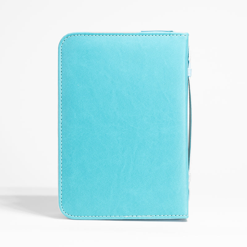 Bible Cover - Teal On Teal, Matthew 5: 8