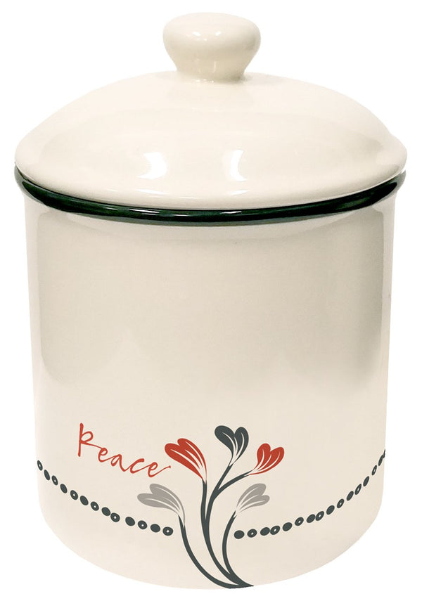 Divinity Boutique Scribbles Kitchen: Canister - Peace