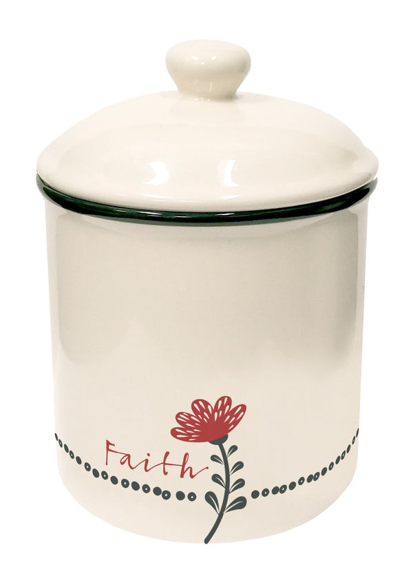 Divinity Boutique Scribbles Kitchen: Canister - Faith