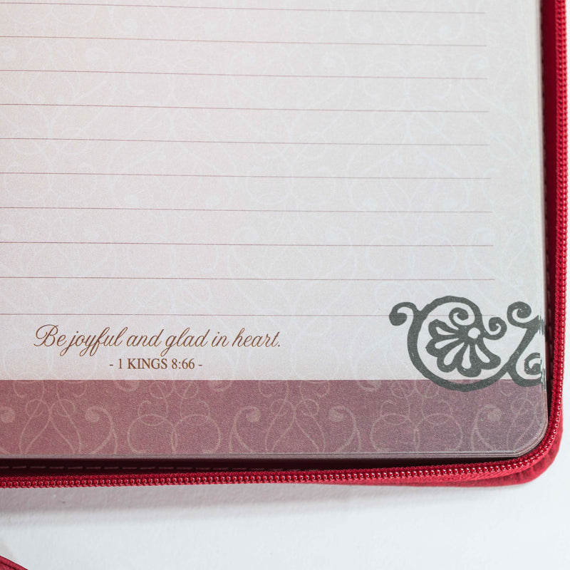 Zippered Journal - Red Proverbs 31