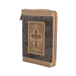 Zippered Journal - Brown Cross Hope in the Lord