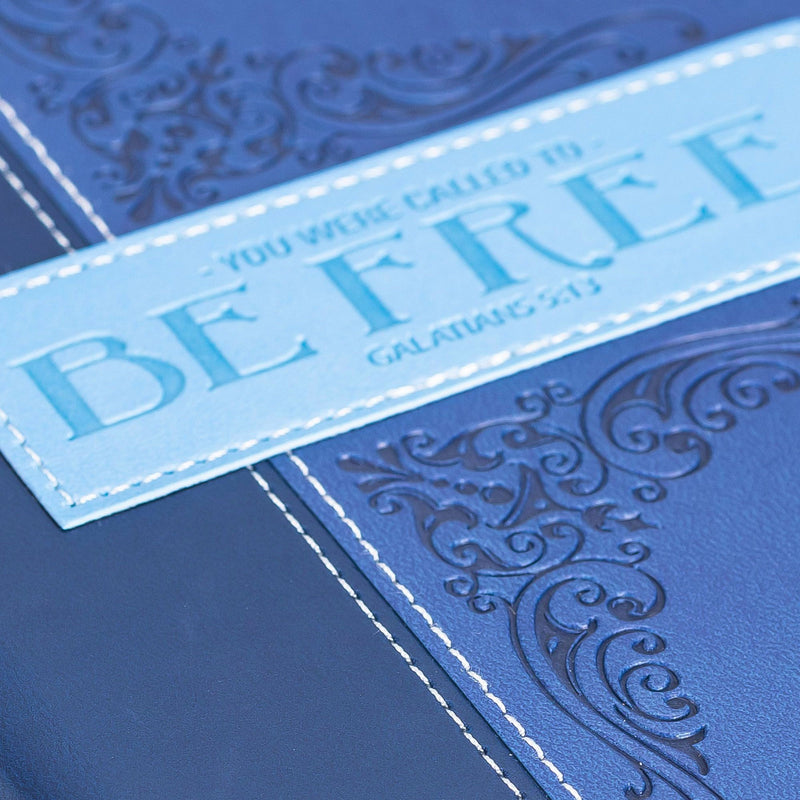 Zippered Journal - Blue Be Free