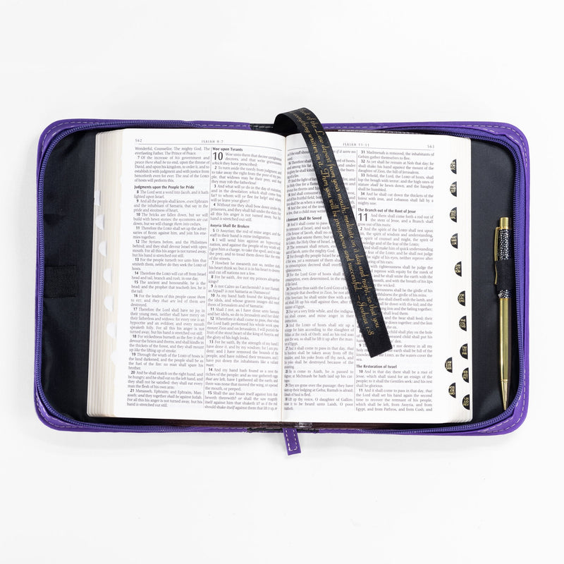 Divine Details: Bible Cover - Lavender A Friend Loves at all times - Proverbs 17:17