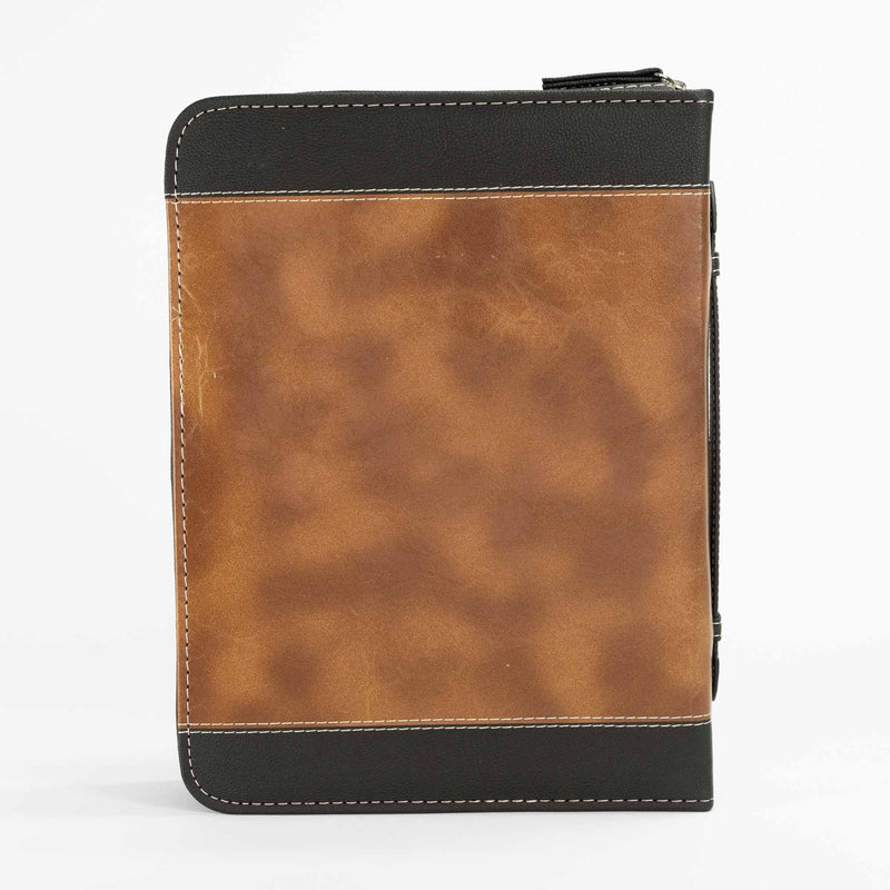 Divine Details: Bible Cover: Brown & Black Take Delight in the Lord - Psalm 37:4