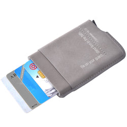 Divinity Boutique Man of God: Card Blocker RFID Auto Wallet-Grey