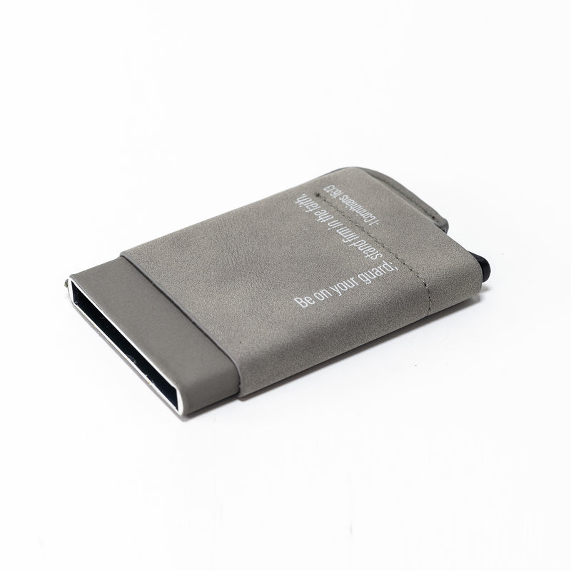 Man of God® Men's Slim Wallet With RFID Card Blocker