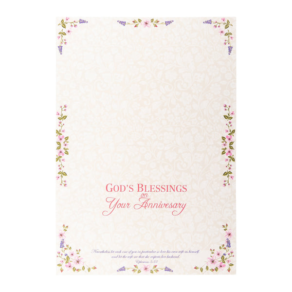 Single Cards - Anniversary - Blessings Ephesians 5:33 (6 pk)