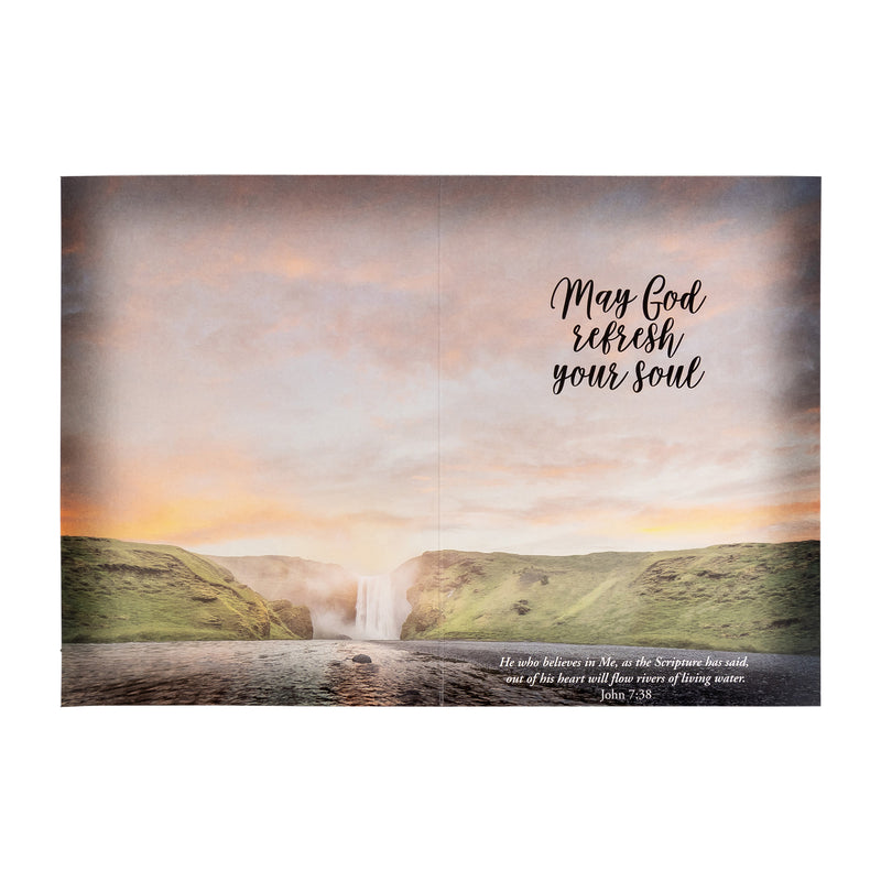 Single Cards: Inspiration, Living Water, May God Refresh Your Soul (Set of 6)